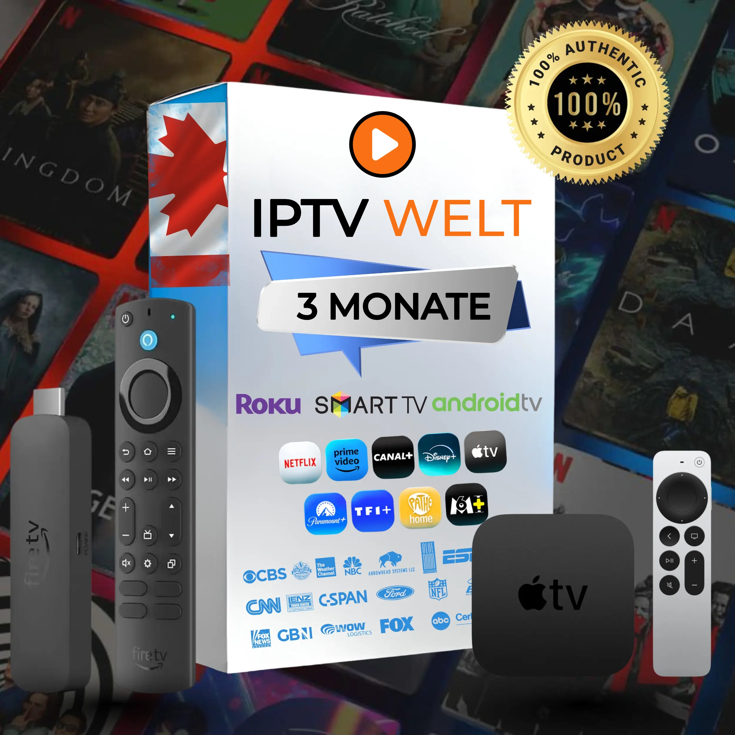 3 Monate IPTV Abonnement